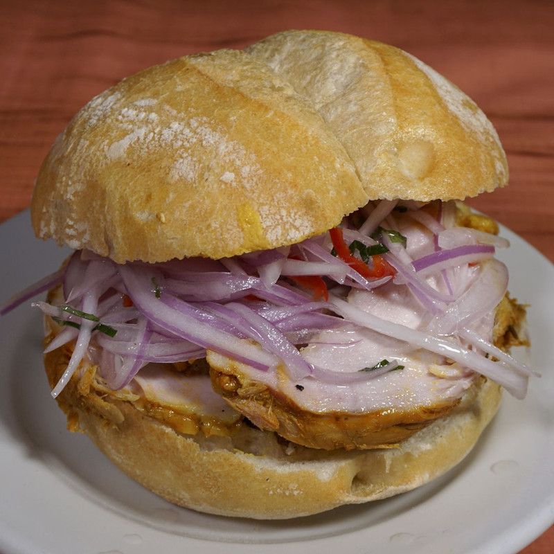 Bocadillo De Jamón De Cerdo Cocido