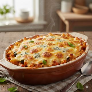 Запеканка с четири вида сирена