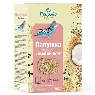 Корм Папужка йод кокос 500г