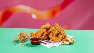 8 Tiras de pollo