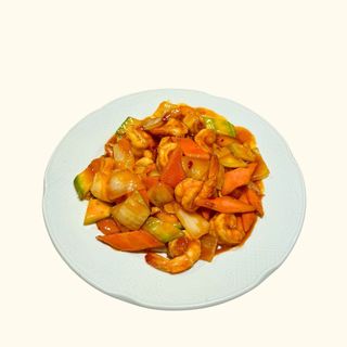 45. Gambas Kon Bao Picante