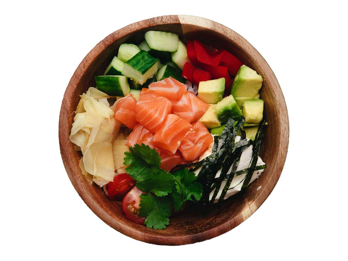 Поке  с лососем