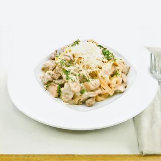 Паста с креветками