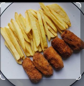 Croquetas de jamón con patata