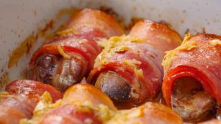 Ficatei de pui in bacon