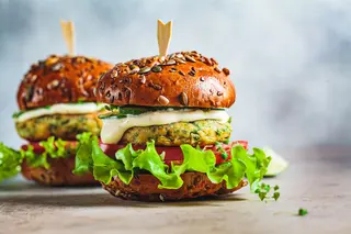 Veggie  Burger menu
