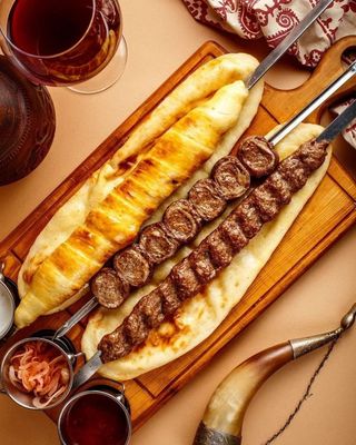 Люля-кебаб в тісті на шпажці(300г)