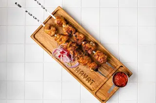 Шашлык куриных бедер
