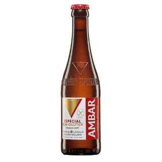 Cerveza ambar sin gluten (33 cl.)