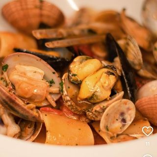 Paccheri ai frutti di mare