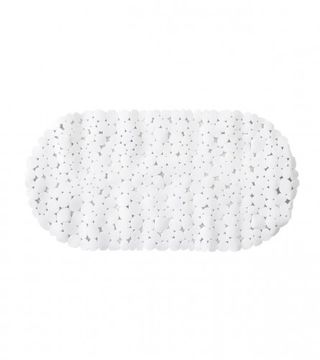 (191362) Prostirka za kadu antislip 69x35cm bijela 01210042