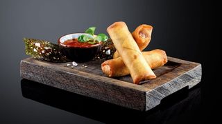 Spring роллы с уткой по-пекински