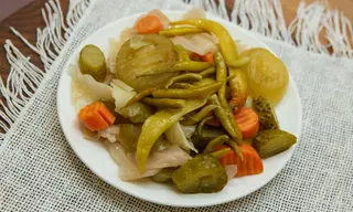 Assorted pickles