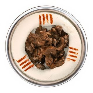 Hummus Con Shawarma De Cordero