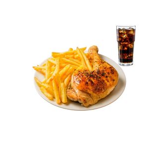 Plato de muslo de pollo