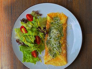 Омлет з сиром чеддер