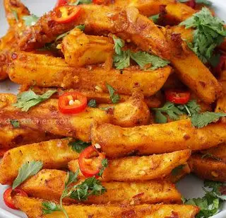 Chilly Garlic Chips