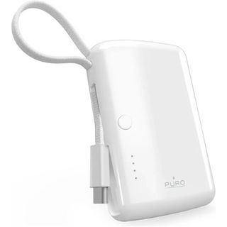 Powerbank Puro Power Link 10000 Mah Con Cable Integrado Usb-C Blanco - 8018417469855