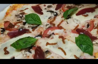 Pizza foie y pato