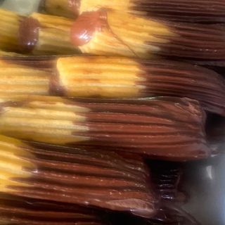 Churro Relleno de Kinder .