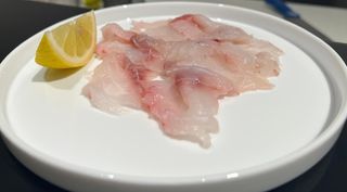 Carpaccio di spigola mediterraneo 100 g