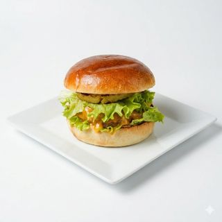 Hamburguesa De Queso Explosiva Al Estilo Japonés