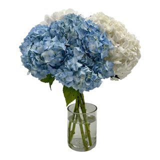 Ramo de Hortensias azules y blancas 