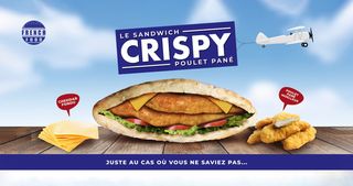 Sandwich Crispy Poulet Pané 