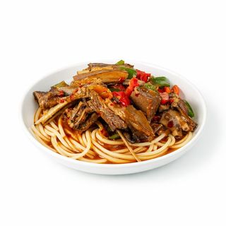 Лагман с бараньими ребрышками