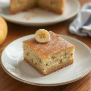 Banana Cake Slice
