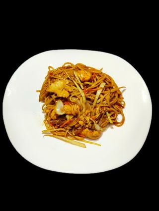 Tăiței prăjiți cu pui