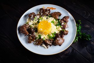 Ficaței cu smântână si mămăliguță