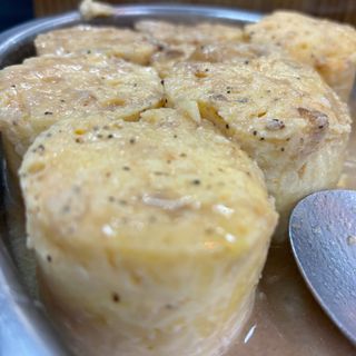 mini tortilla con salsa al whisky