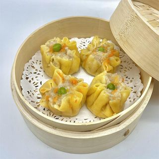 19 Xiao mai di gamberi e carne 4pz 烧卖