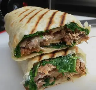 Wrap salmon