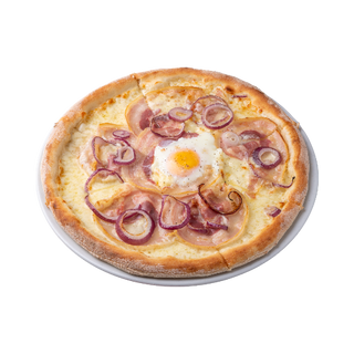 Pizza carbonara