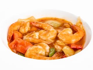 150 Gamberi in salsa piccante