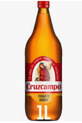Cerveza Cruzcampo 1 Lt.
