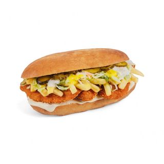 Sandvis cu Snitel Pui