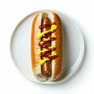 Hot dog con würstel, salse