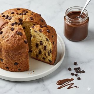 Panettone cioccolato con barattolo