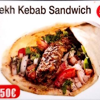 Seekh Kebab Sándwich