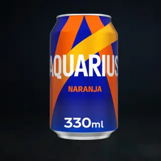 Aquarius Naranja lata 330ml.