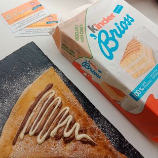 Crêpes con Kinder Brioss