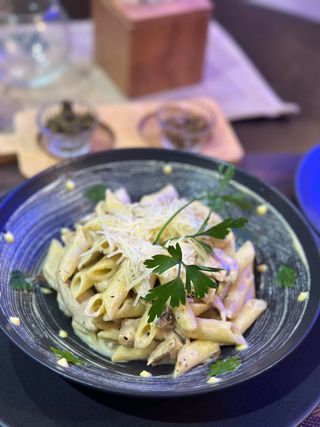 Pâtes Poulet Champignon
