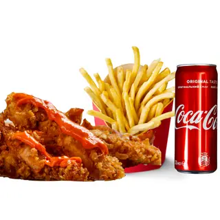 Hot chicken strips menu