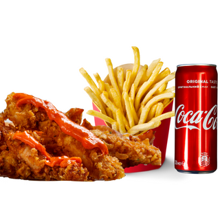 Hot chicken strips menu