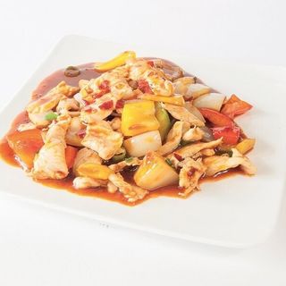 43Pollo in salsa chili