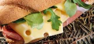 Ciabattina con speck, stracchino e rucola