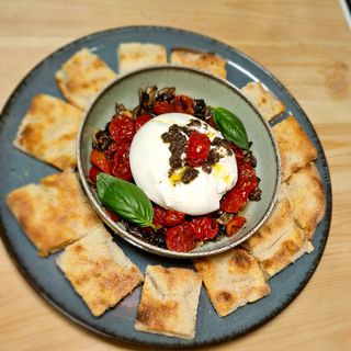 Burrata trufada 